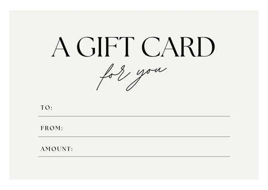 Virtual gift card