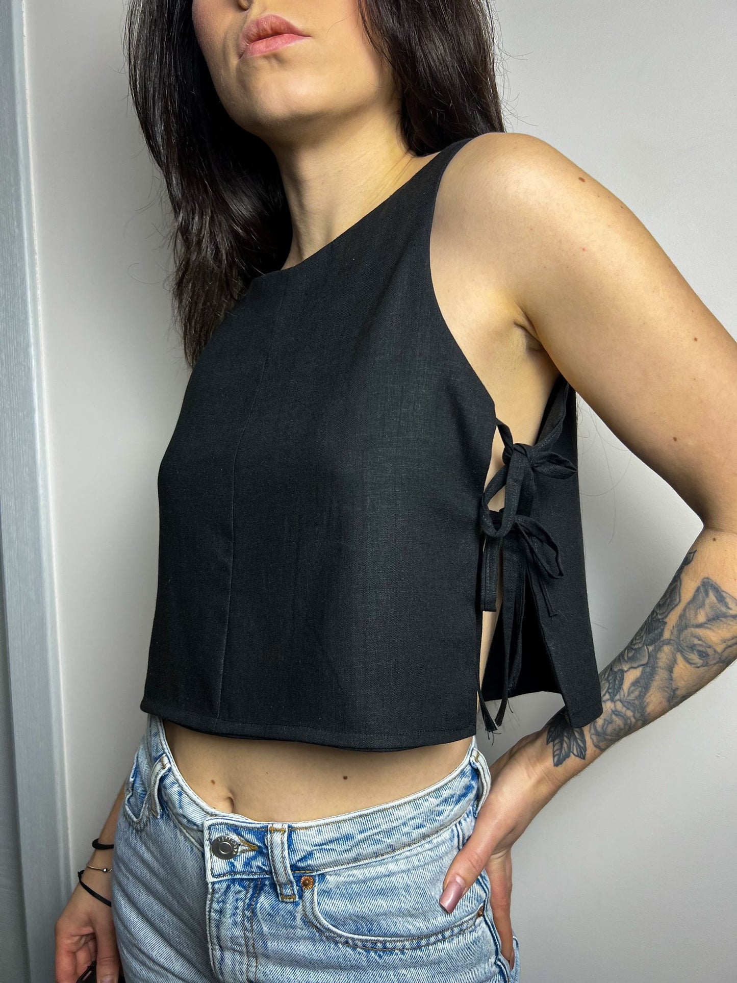 Pixie Side Tie Top - Sewing Pattern