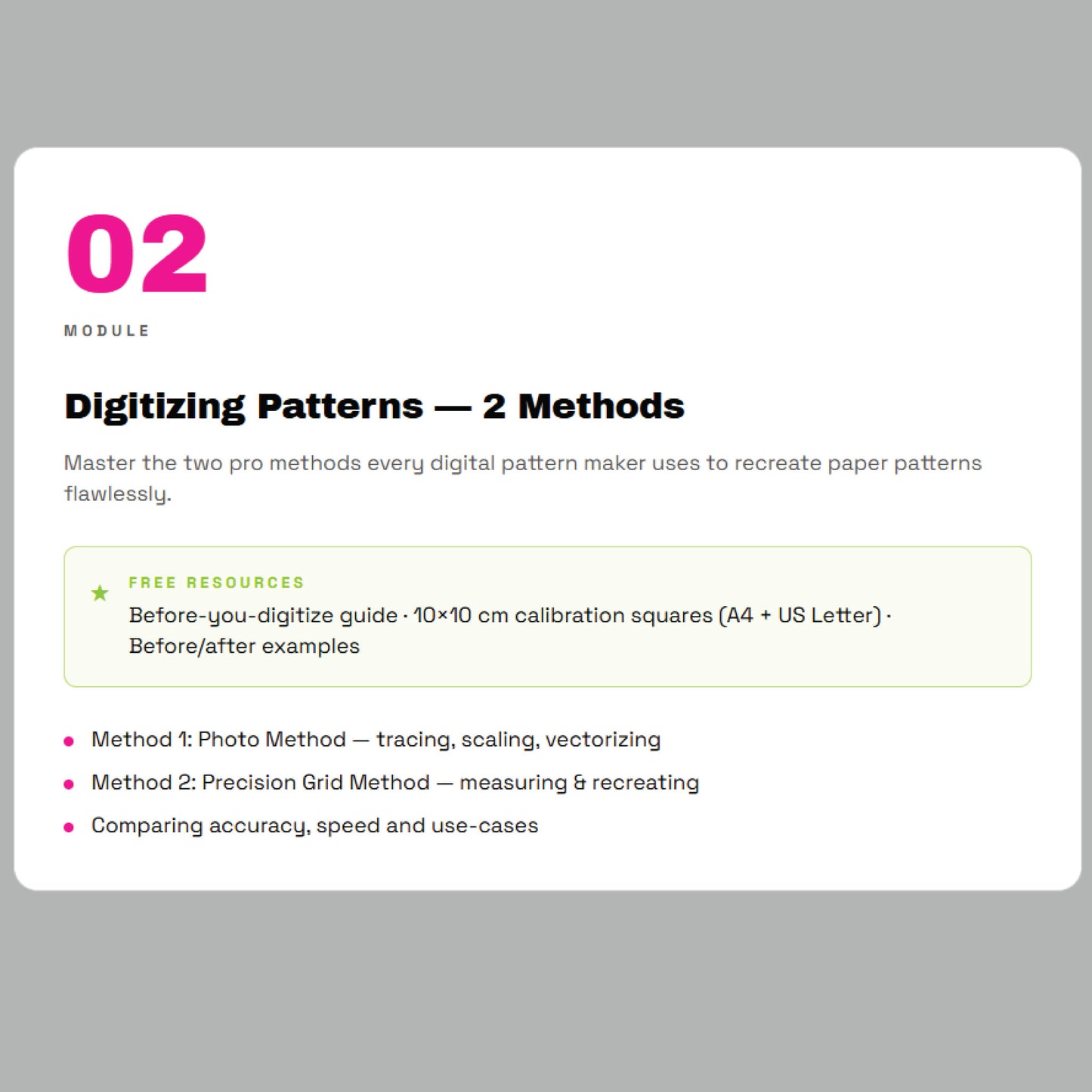 SEWING GOES DIGITAL - FULL PROGRAM
