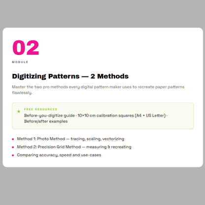 SEWING GOES DIGITAL - FULL PROGRAM