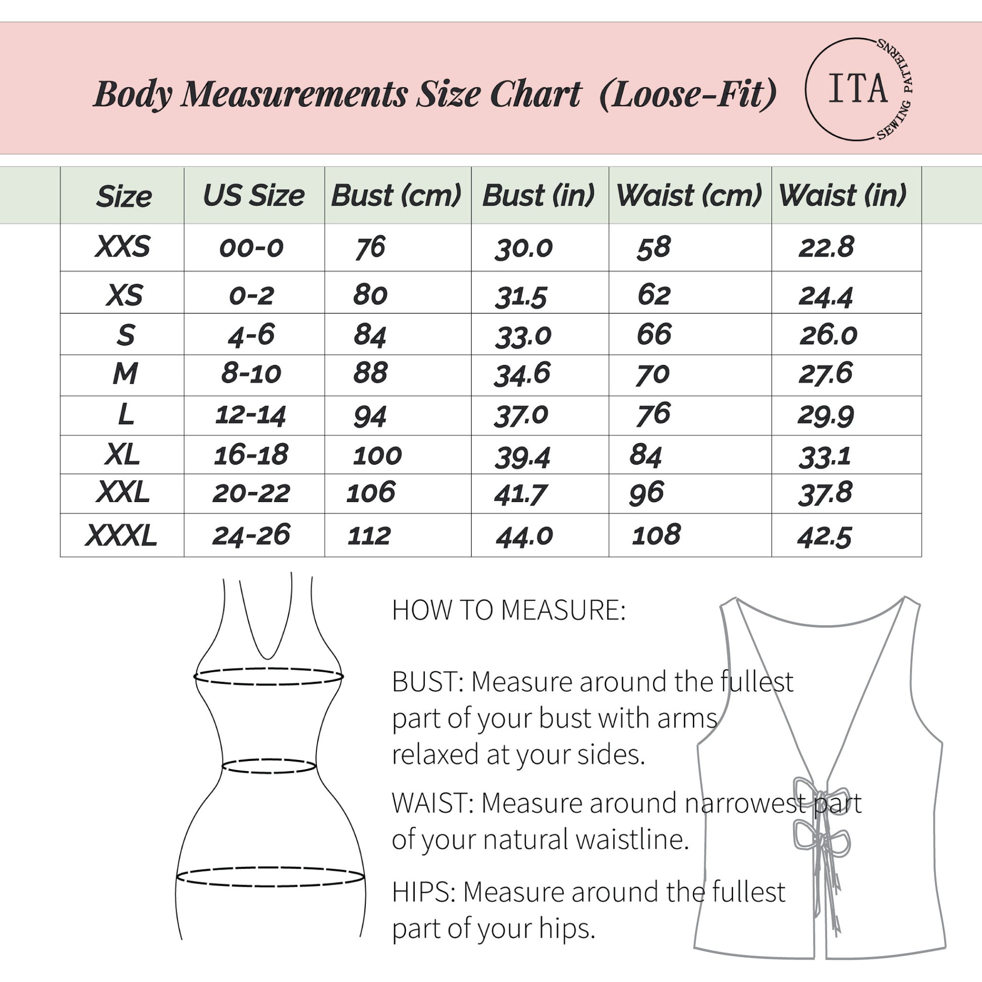 Pixie Top minimalist sewing pattern with video tutorial, reversible design, no serger required.