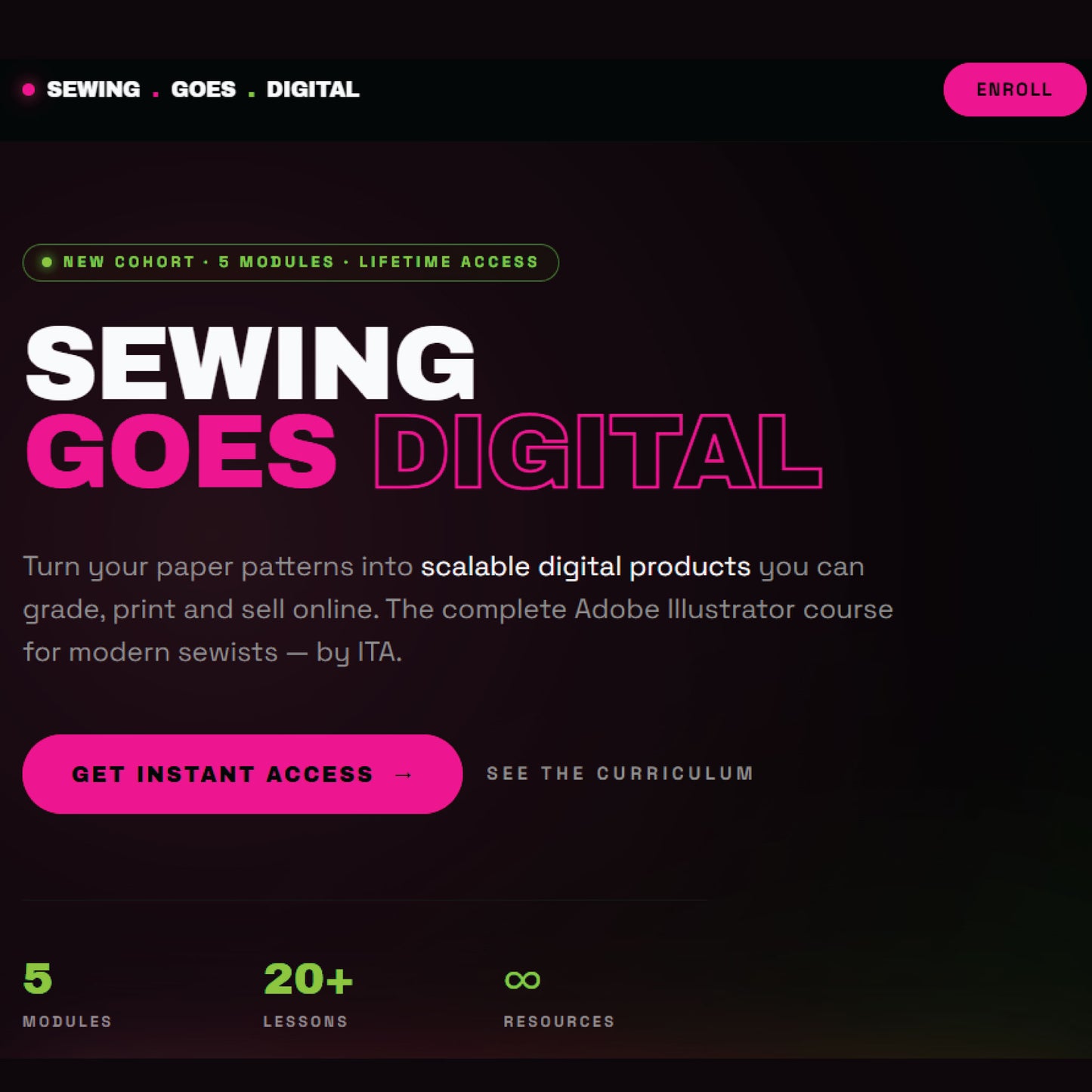 SEWING GOES DIGITAL - FULL PROGRAM